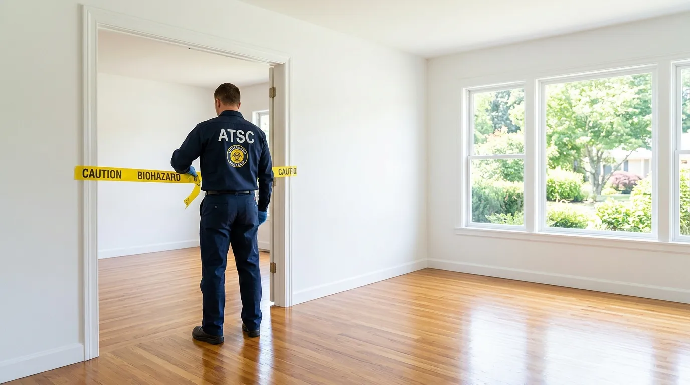 Certified biohazard cleanup crew performing Crime Scene Cleanup in South River